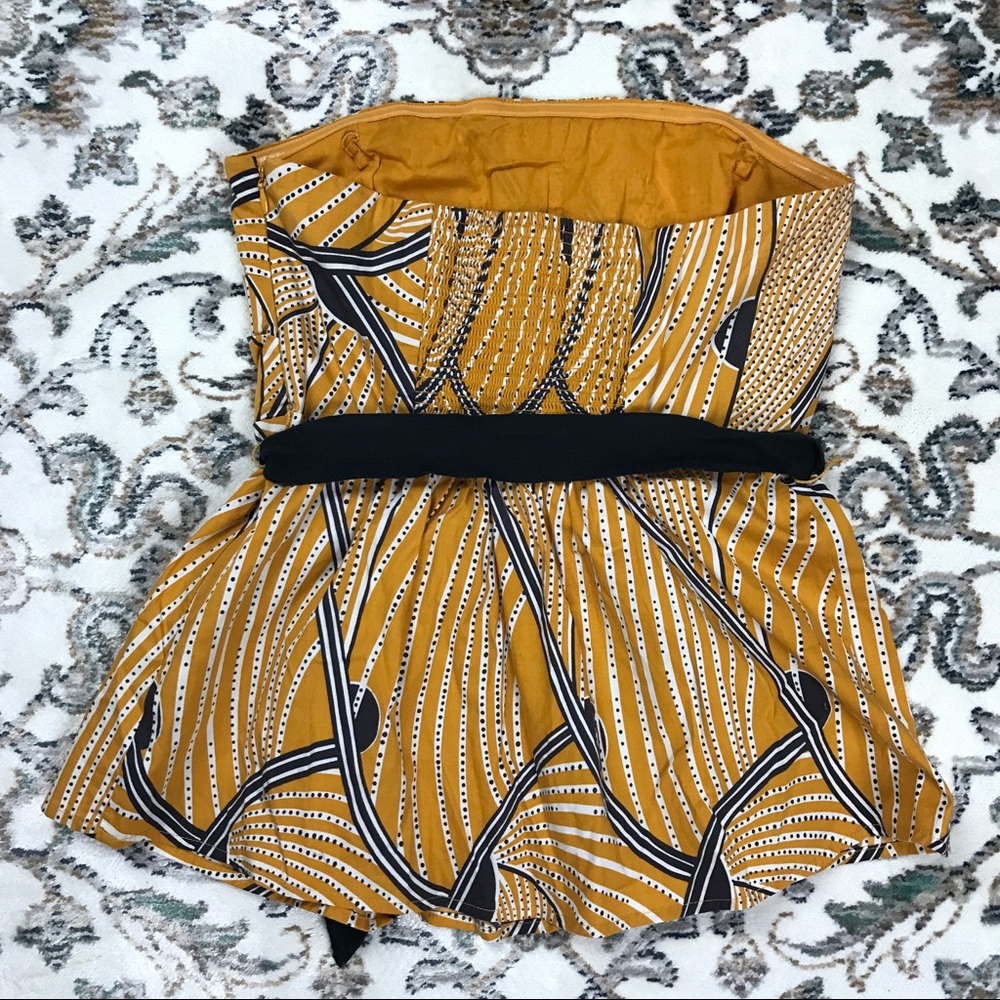 Anthropology Brand "Floreat" Strapless Top. - Picture 3 of 8